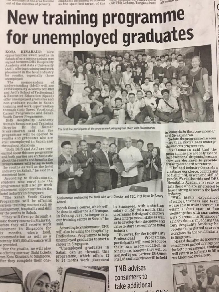 New training programme for unemployed graduates